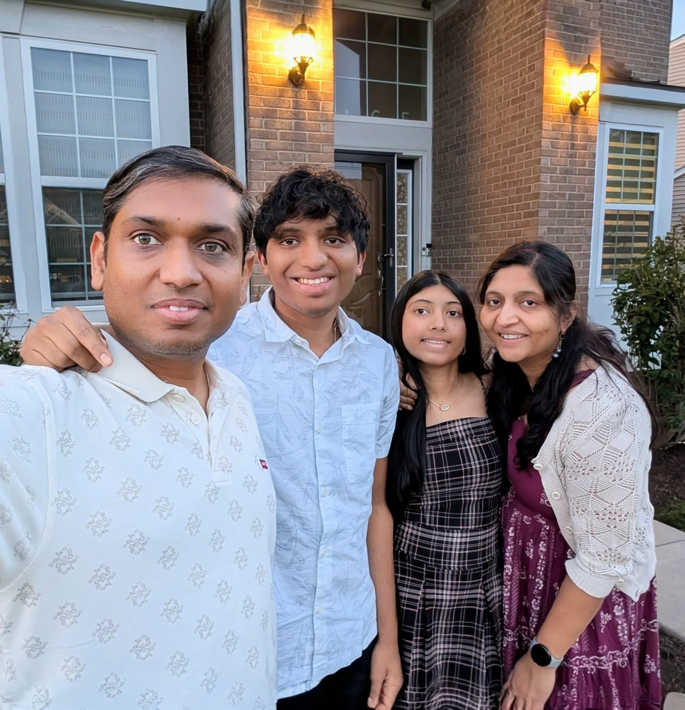 The Prajith family